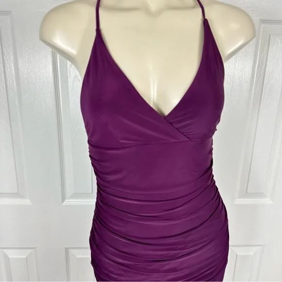 FOREVER 21 dress PLUM PURPLE sleeveless small party dress WOMENS APPAREL new S - Picture 3 of 12